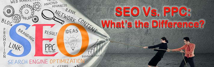 what's the difference between SEO and PPC in real estate marketing 